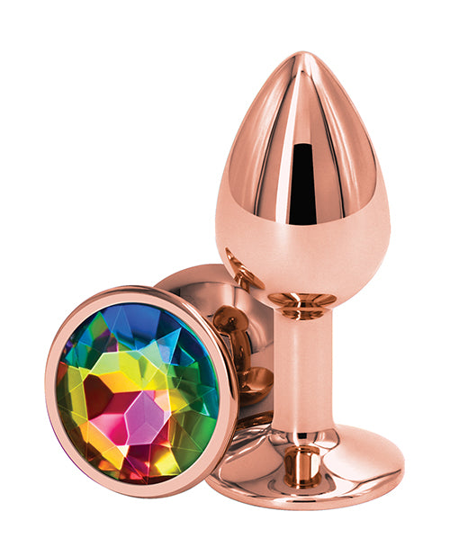 Rear Assets Rose Gold Butt Plug-Small - Wicked Sensations