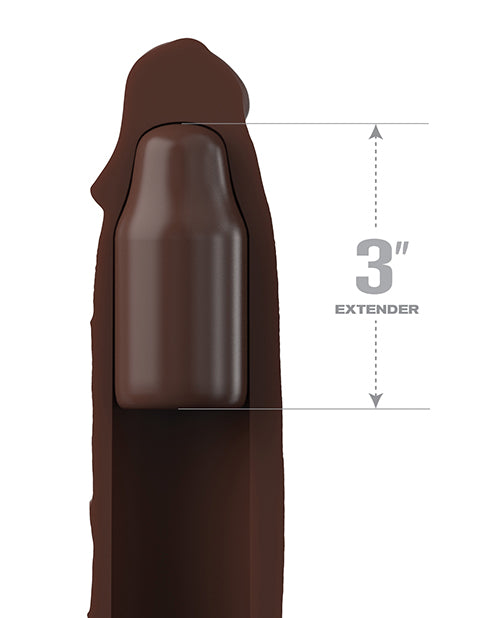 Fantasy X-Tensions Elite 9 Inch Silicone Extension With 3 Inch Plug