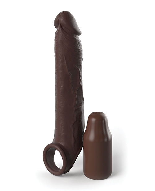 Fantasy X-Tensions Elite Uncut 7 Inch Silicone Extension Sleeve With Strap