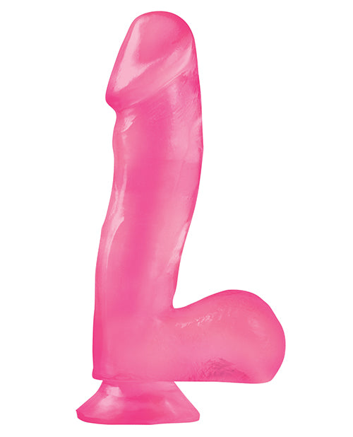 Basix Rubber Works 6.5 Inch Dong with Suction Cup - Wicked Sensations
