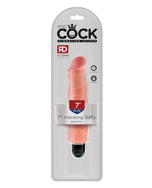 King Cock Vibrating Stiffy-7 Inches - Wicked Sensations