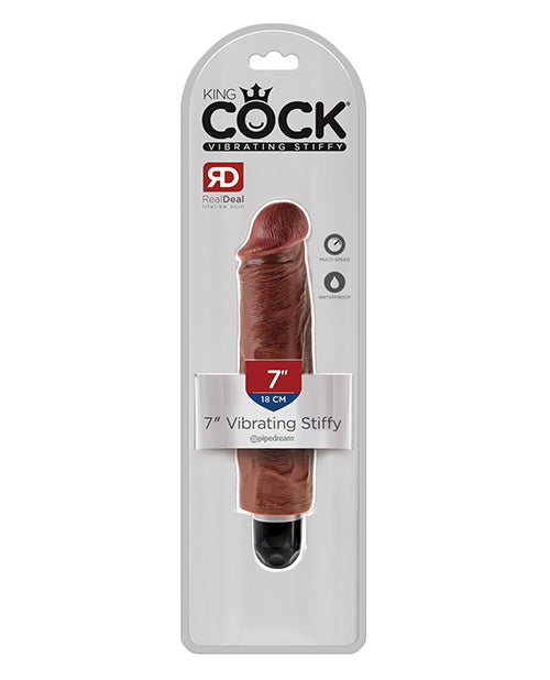 King Cock Vibrating Stiffy-7 Inches - Wicked Sensations