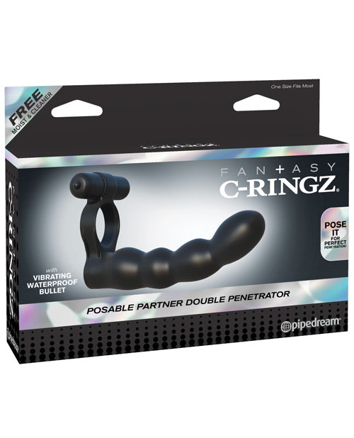 Fantasy C-Ringz Posable Partner Double Penetrator - Wicked Sensations