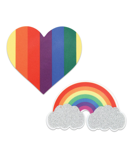 Peekaboos Pride Glitter Rainbows and Hearts - Wicked Sensations