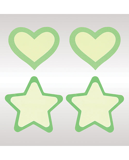 Peekaboos Glow in the Dark Hearts & Stars