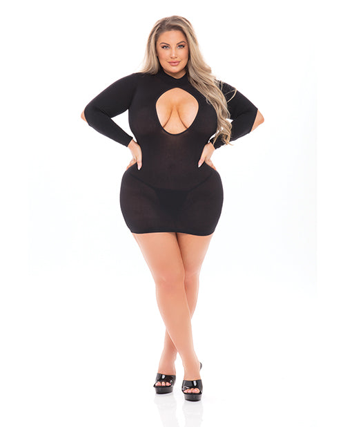 Pink Lipstick Devilish Backless Dress