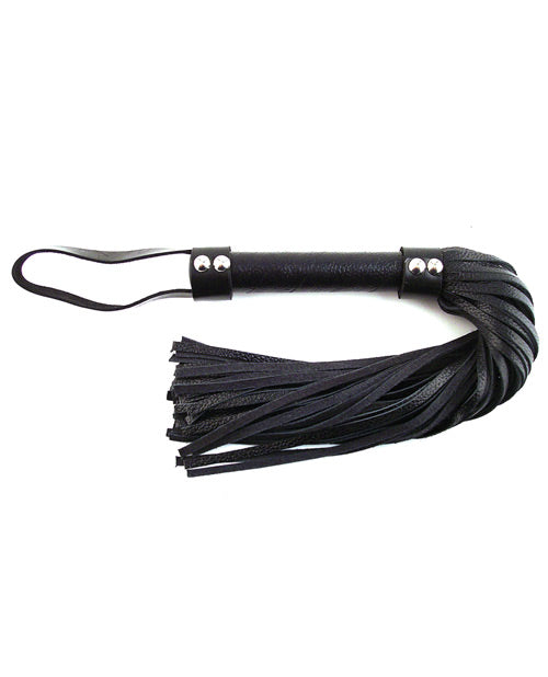 Short Leather Flogger - Wicked Sensations