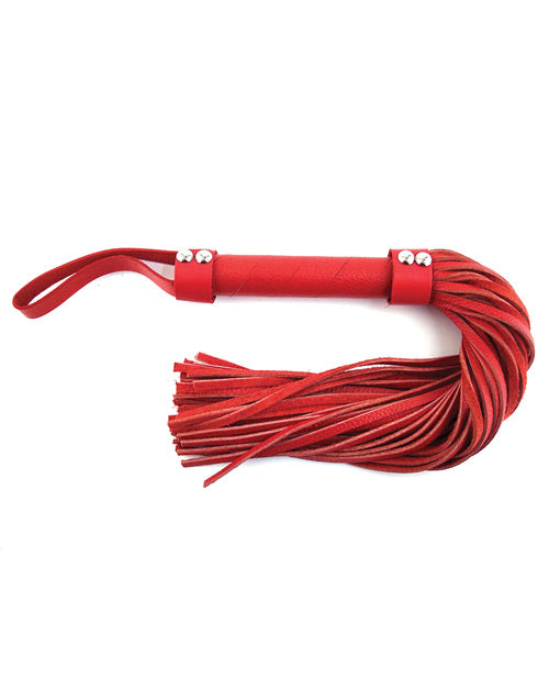 Short Leather Flogger - Wicked Sensations