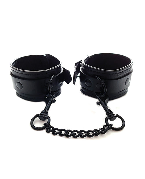 Rouge Leather Wrist Cuffs