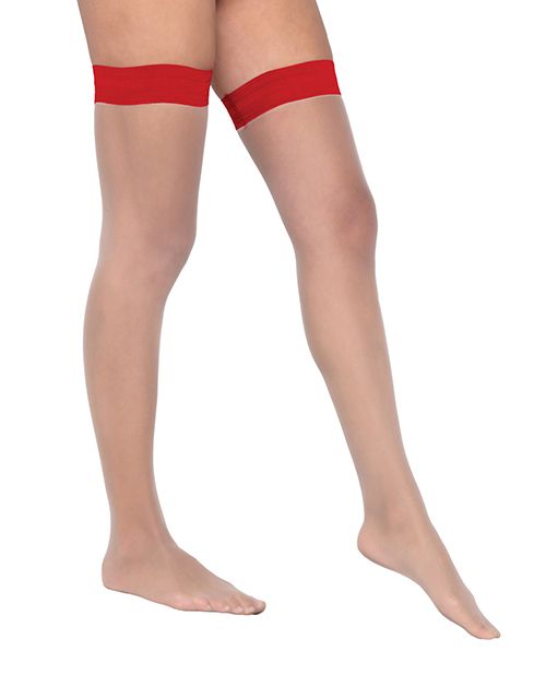 Roma Confidential Colored Silicone Stay Up Stockings