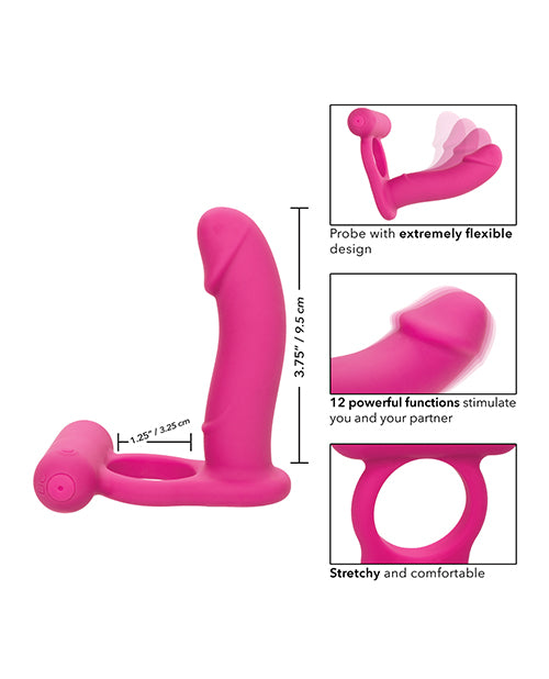 Couple's Enhancers Silicone Rechargeable Double Diver