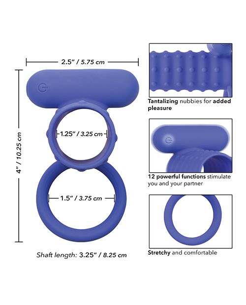 Couple's Enhancers Silicone Rechargeable Endless Desires Enhancer