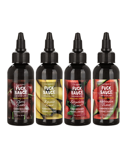 Fuck Sauce Flavored Water Based Lubricant-4 Pack
