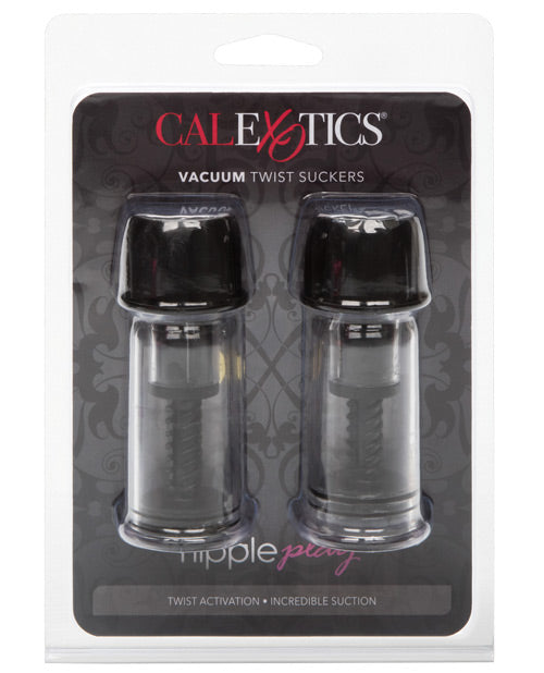 Nipple Play Vacuum Twist Suckers - Wicked Sensations