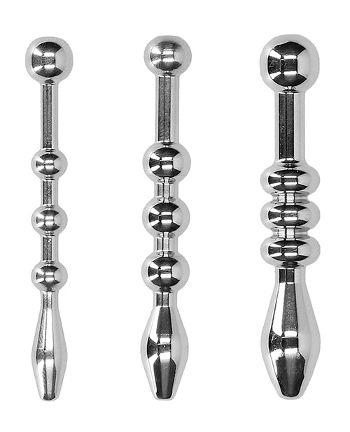Ouch! Urethral Sounding Metal Plug Set-58 mm