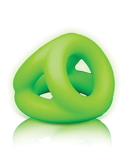 Ouch! Glow in the Dark Cock Ring and Ball Strap