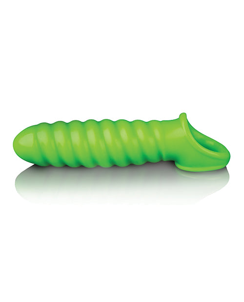 Ouch! Glow in the Dark Swirl Stretchy Penis Sleeve