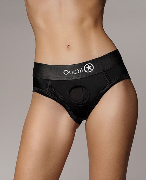 Ouch! Vibrating Strap On High-Cut Brief