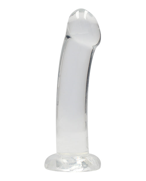 RealRock Crystal Clear 7 Inch Dildo