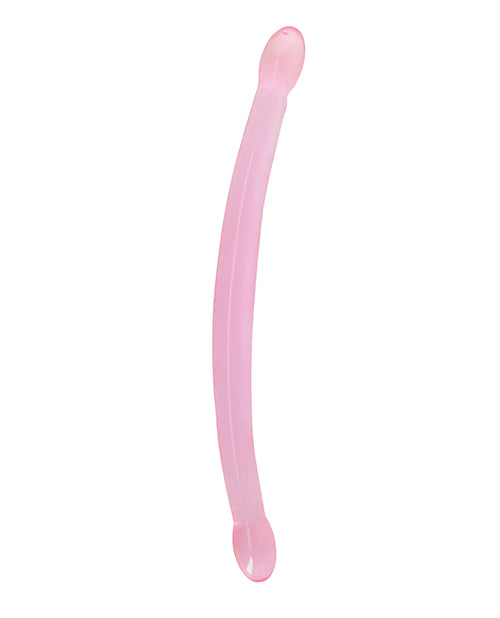 RealRock Crystal Clear 17 Inch Double Dildo