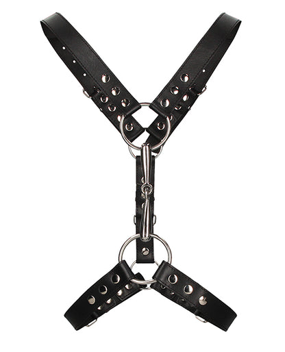 Uomo Men's Harness With Metal Bit