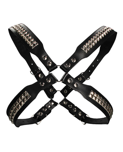 Uomo Men's Pyramid Stud Body Harness