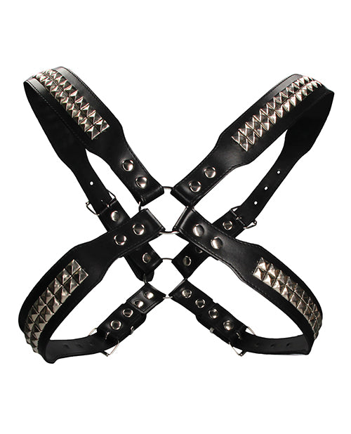 Uomo Men's Pyramid Stud Body Harness