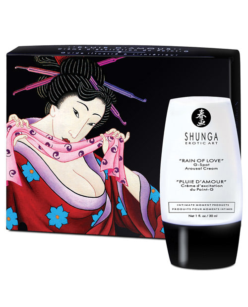 Shunga Rain of Love G Spot Arousal Cream-1 oz - Wicked Sensations