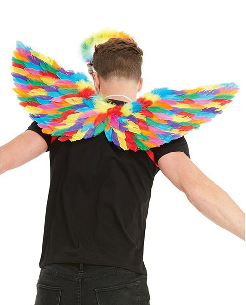 Rainbow Small Feather Wings