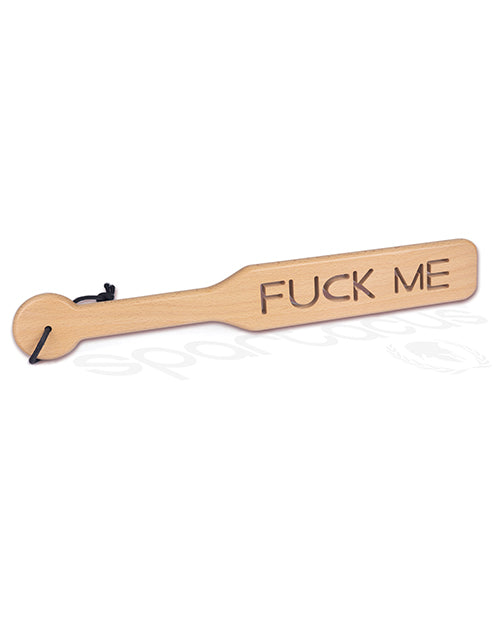 Zelkova Wood Paddle-Fuck Me - Wicked Sensations