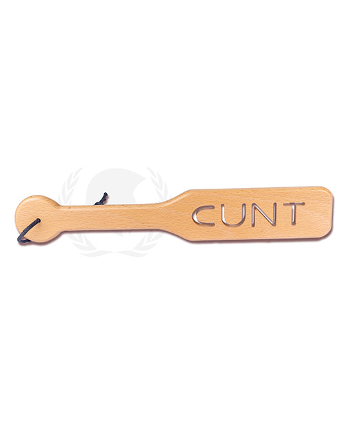 Zelkova Wood Paddle-Cunt - Wicked Sensations