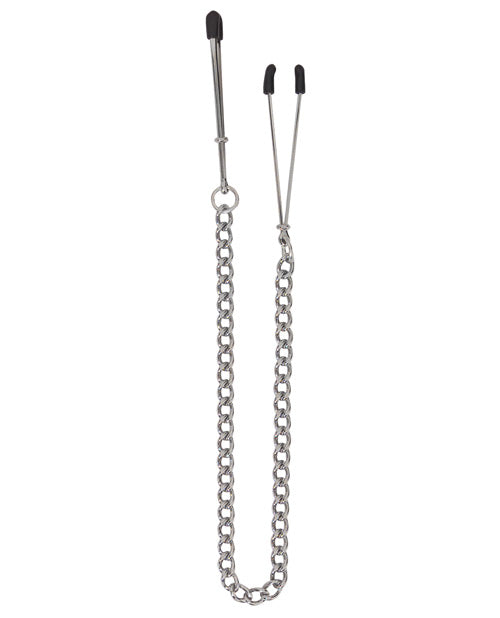 Spartacus Adjustable Tweezer Clamps With Link Chain - Wicked Sensations