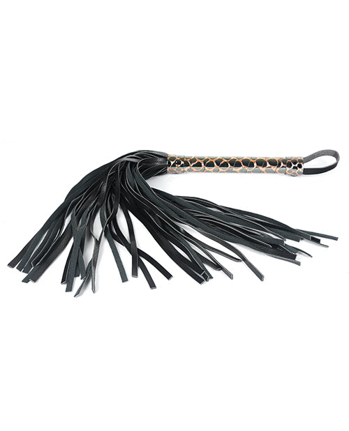 Faux Leather Flogger - Wicked Sensations
