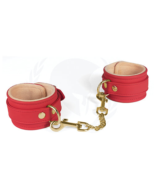 PU Cuffs With Plush Lining - Wicked Sensations