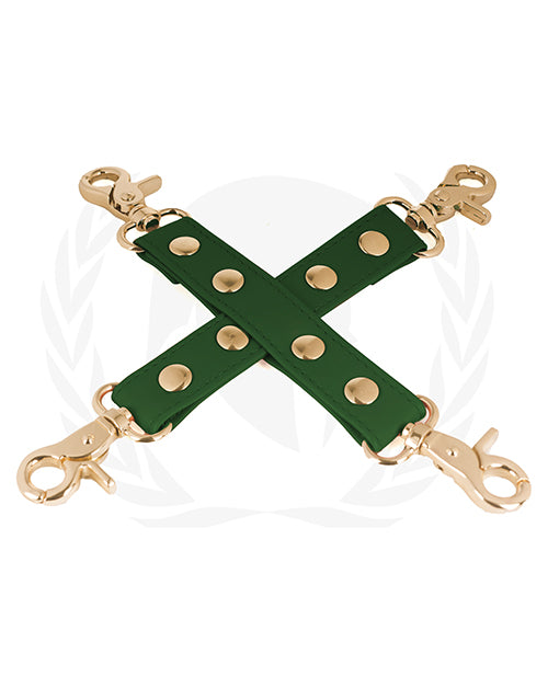 PU Hogtie With Gold Hardware - Wicked Sensations