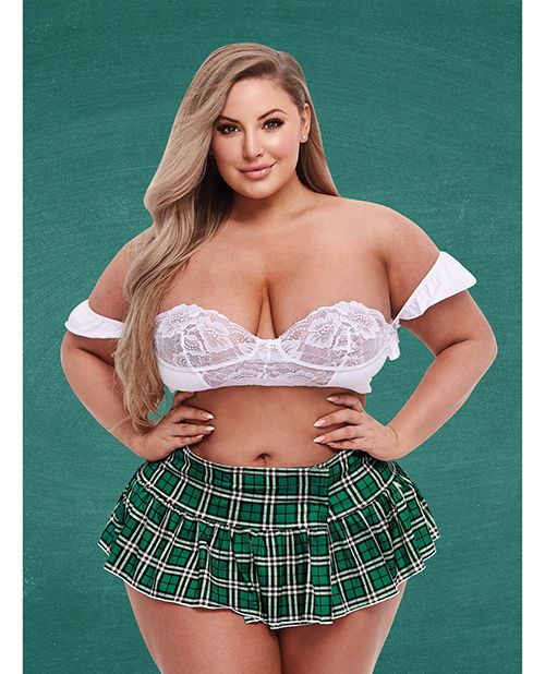 Teacher's Pet Schoolgirl Bustier & Skirt