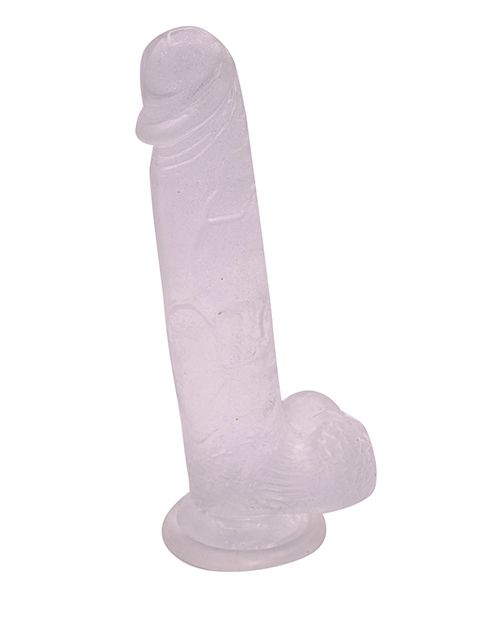 Get Lucky 8.5 Inch Real Skin Glitter Dick