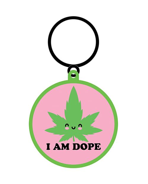 Wood Rocket I Am Dope Keychain