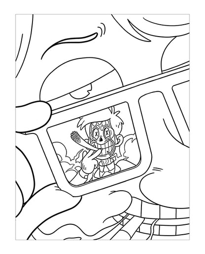 Wood Rocket Killer Buds Coloring Book