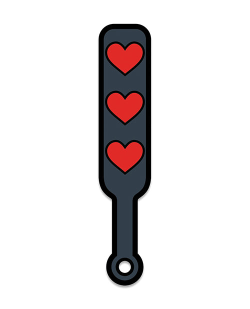 Sex Toy Pins Hearts Paddle Pin