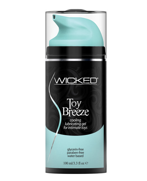 Toy Breeze Water-Based Cooling Lubricant-3.3 oz - Wicked Sensations