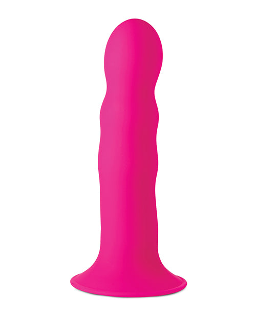 Squeeze-It Squeezable Wavy Dildo - Wicked Sensations
