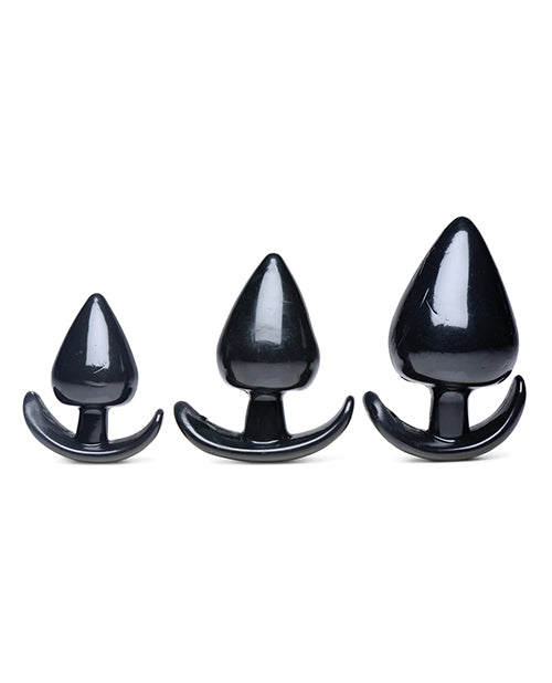 Master Series Triple Spades 3 Piece Anal Plug Set - Wicked Sensations