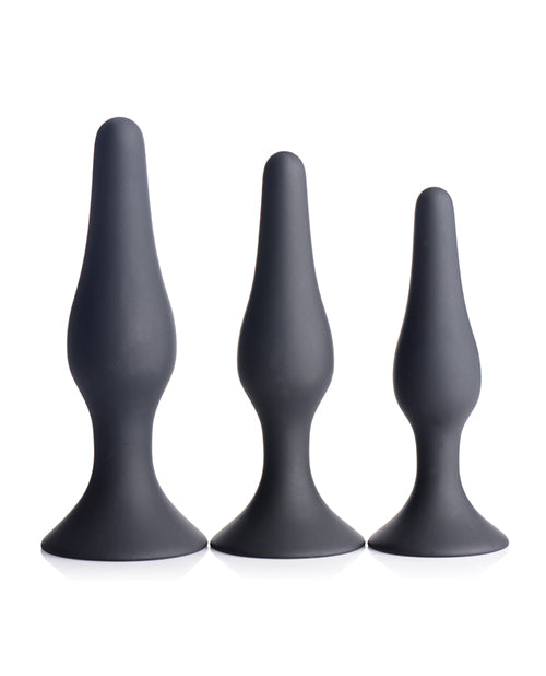 Master Series Triple Spire Tapered Anal Trainer Set - Wicked Sensations
