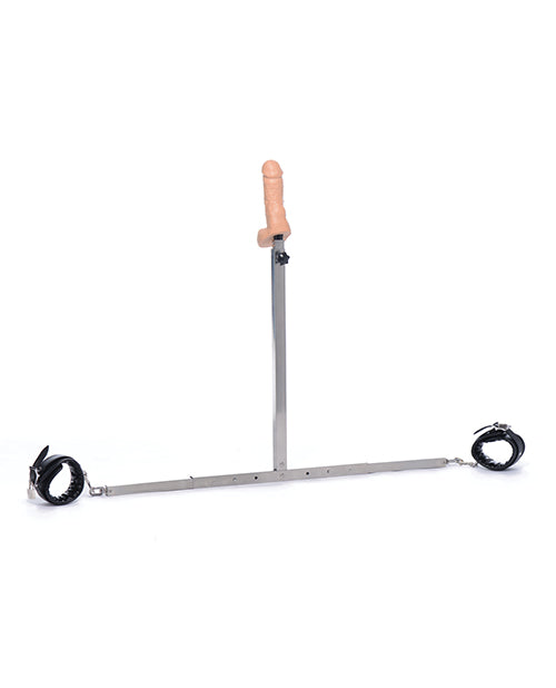 Master Series Squat Anal Impaler With Spreader Bar and Cuffs