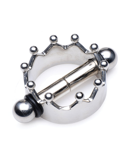 Master Series Crowned Magnetic Crown Nipple Clamps - Wicked Sensations