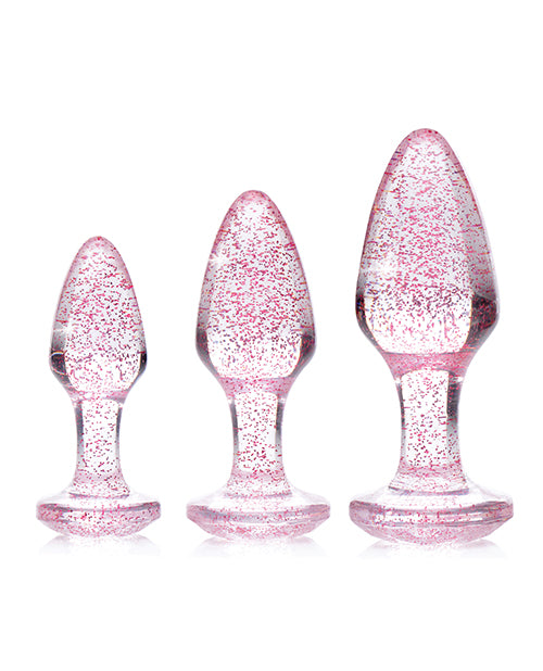 Booty Sparks Glitter Gem Anal Plug Set - Wicked Sensations