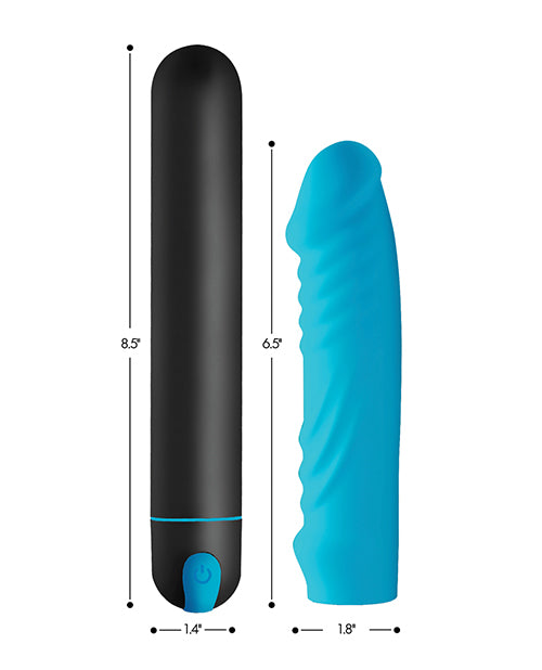 Bang! XL Bullet & Ribbed Silicone Sleeve