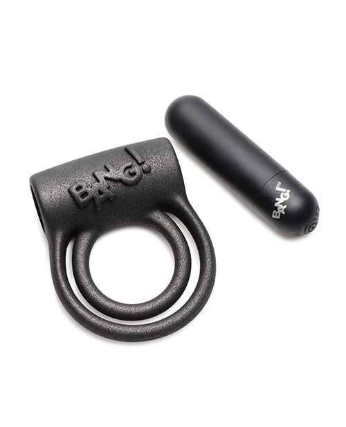 Bang! Vibrating Silicone Cock Ring With Remote Control