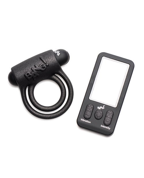 Bang! Vibrating Silicone Cock Ring With Remote Control